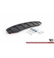 Arriere Splitter AUDI A6 C7 S-LINE AVANT ÉCHAPPEMENT 2x1 (avec barres verticales)