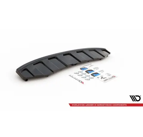 Arriere Splitter AUDI A6 C7 S-LINE AVANT ÉCHAPPEMENT 2x1 (avec barres verticales)
