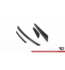 Ailes de pare-chocs avant (Canards) BMW 1 M-Pack / M135i / 128ti F40