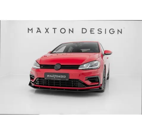 Street Pro Lame Du Pare-Chocs Avant V.2 Volkswagen Golf R / R-Line Mk7 Facelift