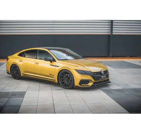 Street Pro Lame Du Pare-Chocs Avant + Flaps Volkswagen Arteon R-Line Sedan / Shooting Brake Mk1