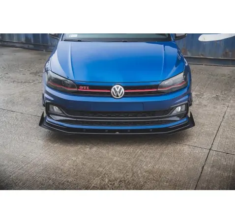 Street Pro Lame Du Pare-Chocs Avant + Flaps Volkswagen Polo GTI Mk6 Street Pro Lame Du Pare-Chocs Avant + Flaps Volkswagen Polo GTI Mk6