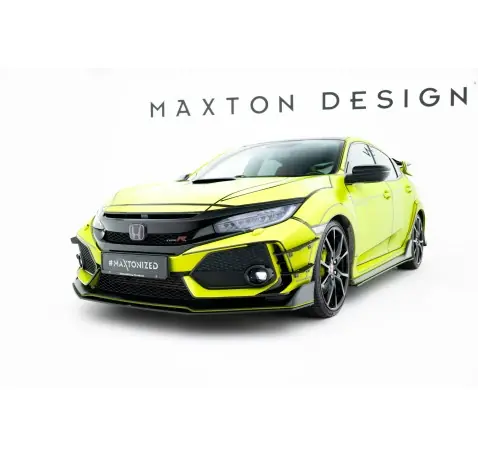 Street Pro Lame Du Pare-Chocs Avant V.2 Honda Civic Type-R Mk10 / Mk10 Facelift