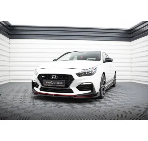 Lame Du Pare-Chocs Avant V.6 + Ailerons Hyundai I30 N Mk3 Hatchback/Fastback