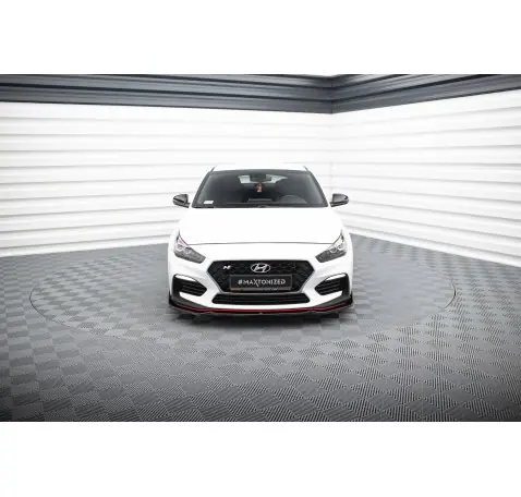 Lame Du Pare-Chocs Avant V.6 + Ailerons Hyundai I30 N Mk3 Hatchback/Fastback