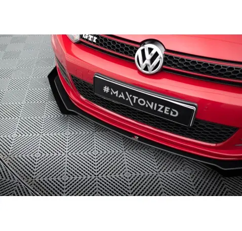 Street Pro Lame Du Pare-Chocs Avant V.3 + Flaps Volkswagen Golf GTI Mk6