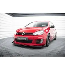 Street Pro Lame Du Pare-Chocs Avant V.3 + Flaps Volkswagen Golf GTI Mk6