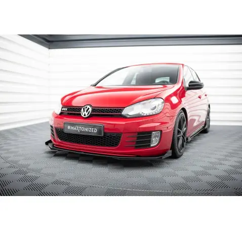 Street Pro Lame Du Pare-Chocs Avant V.3 + Flaps Volkswagen Golf GTI Mk6