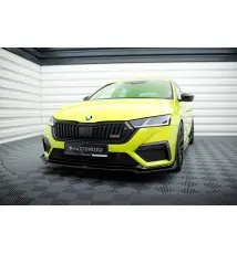 Lame Du Pare-Chocs Avant V.2 + Ailerons Skoda Octavia RS Mk4