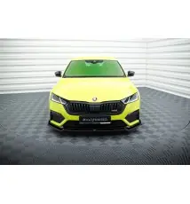 Lame Du Pare-Chocs Avant V.2 + Ailerons Skoda Octavia RS Mk4
