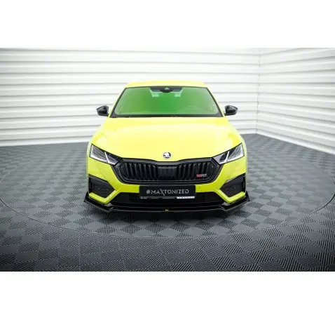 Lame Du Pare-Chocs Avant V.2 + Ailerons Skoda Octavia RS Mk4