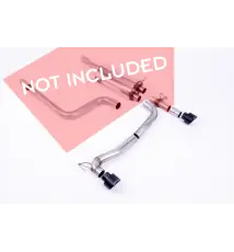 Rajout Du Pare-Chocs Arriere + Milltek Sport Ford Fiesta ST Mk8 Extension d'échappement