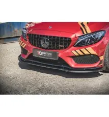 Street Pro Lame Du Pare-Chocs Avant + Flaps Mercedes-AMG C43 / AMG-Line Coupe C205