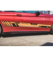 Street Pro Rajouts Des Bas De Caisse + Flaps Mercedes-AMG C43 / AMG-Line Coupe C205