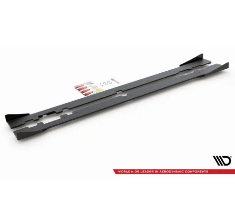 Street Pro Rajouts Des Bas De Caisse + Flaps Mercedes-AMG C43 / AMG-Line Coupe C205