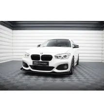 Street Pro Lame Du Pare-Chocs Avant V.3 + Flaps BMW 1 F20 M-Pack Facelift / M140i