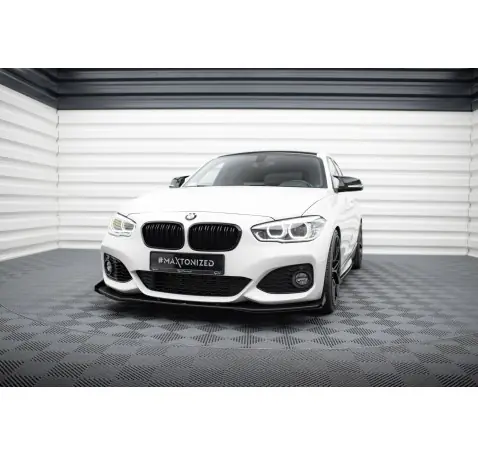 Street Pro Lame Du Pare-Chocs Avant V.3 + Flaps BMW 1 F20 M-Pack Facelift / M140i Street Pro Lame Du Pare-Chocs Avant V.3 + Flaps BMW 1 F20 M-Pack Facelift / M140i