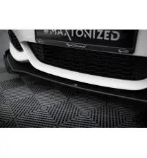 Street Pro Lame Du Pare-Chocs Avant V.3 + Flaps BMW 1 F20 M-Pack Facelift / M140i