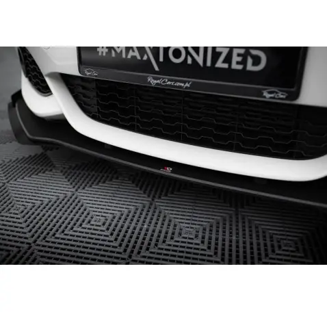 Street Pro Lame Du Pare-Chocs Avant V.3 + Flaps BMW 1 F20 M-Pack Facelift / M140i