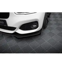 Street Pro Lame Du Pare-Chocs Avant V.3 + Flaps BMW 1 F20 M-Pack Facelift / M140i
