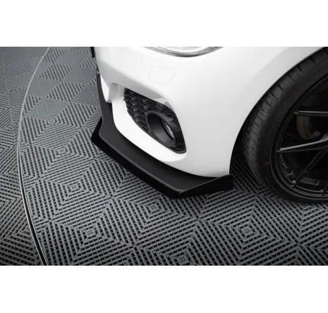 Street Pro Lame Du Pare-Chocs Avant V.3 + Flaps BMW 1 F20 M-Pack Facelift / M140i