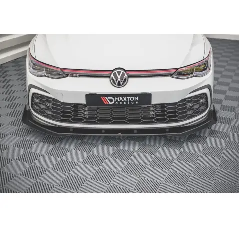 Street Pro Lame Du Pare-Chocs Avant + Flaps Volkswagen Golf GTI / GTE / GTD / R-Line Mk8