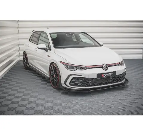 Street Pro Lame Du Pare-Chocs Avant + Flaps Volkswagen Golf GTI / GTE / GTD / R-Line Mk8