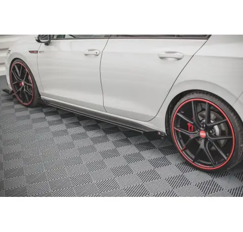 Street Pro Rajouts Des Bas De Caisse + Flaps Volkswagen Golf GTI / GTE / GTI Clubsport / R-Line Mk8