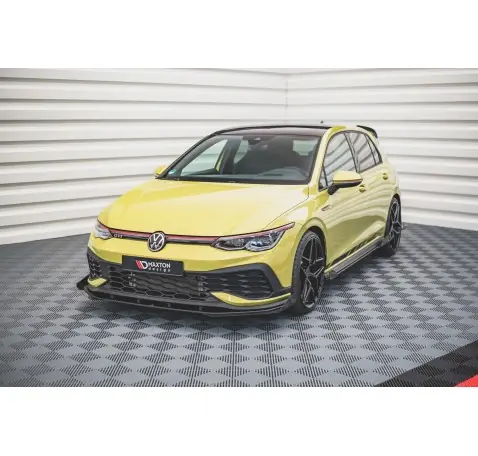 Street Pro Lame Du Pare-Chocs Avant + Flaps Volkswagen Golf GTI Clubsport Mk8 Street Pro Lame Du Pare-Chocs Avant + Flaps Volkswagen Golf GTI Clubsport Mk8
