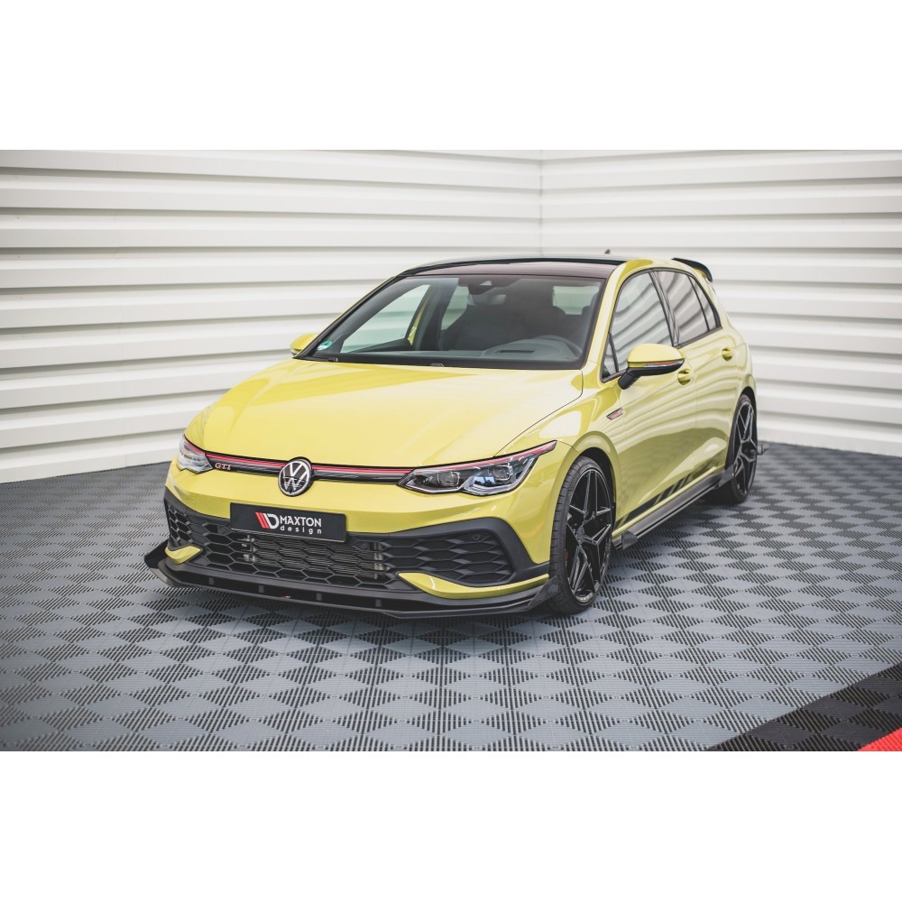 Street Pro Lame Du Pare-Chocs Avant + Flaps Volkswagen Golf GTI Clubsport Mk8