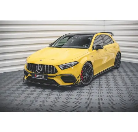 Lame Du Pare-Chocs Avant V.3 + Ailerons Mercedes-AMG A 45 S Aero Pack W177
