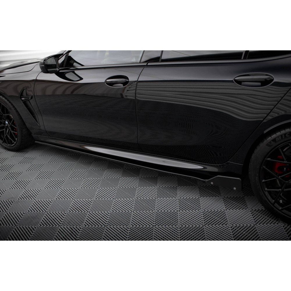 Rajouts Des Bas De Caisse V.1 + Ailerons BMW M8 Gran Coupe F93 / 8 Gran Coupe M-Pack G16