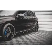 Rajouts Des Bas De Caisse V.2 + Ailerons Volkswagen Golf R Hatchback Mk8