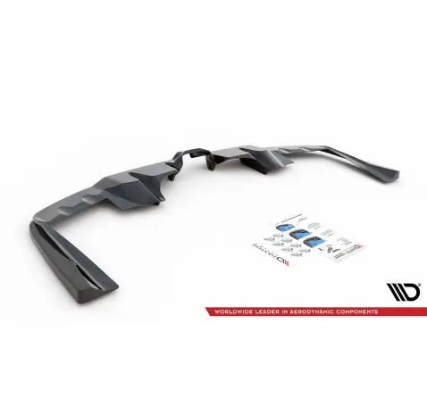 Arriere Splitter (avec une barre verticale) Mercedes-AMG GLE 53 Coupe C167 / C167 Facelift