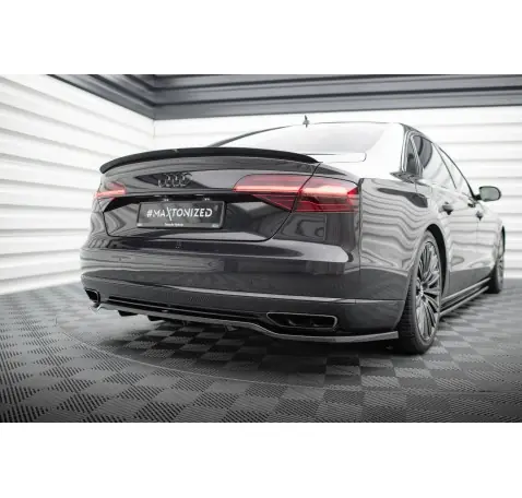Arriere Splitter (avec une barre verticale) Audi A8 D4 Facelift