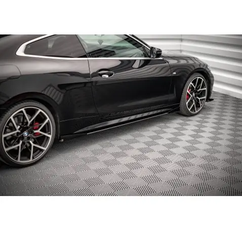 Street Pro Rajouts Des Bas De Caisse + Flaps BMW 4 M-Pack / M440i G22 / G23 / G22 Facelift / G23 Facelift