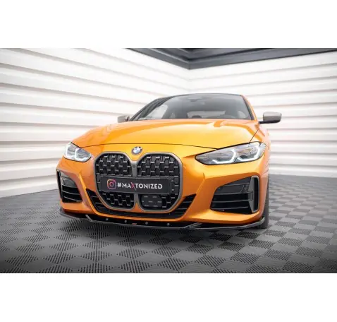 Lame Du Pare-Chocs Avant V.4 BMW 4 M-Pack / M440i G22 / G23 / G22 Facelift / G23 Facelift Lame Du Pare-Chocs Avant V.4 BMW 4 M-Pack / M440i G22 / G23 / G22 Facelift / G23 Facelift