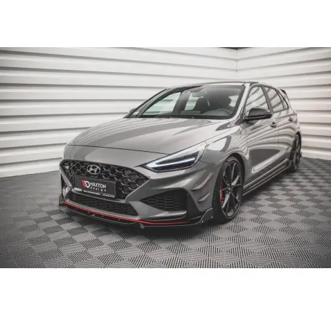 Lame Du Pare-Chocs Avant V.1 + Ailerons Hyundai I30 N / I30 N-Line Hatchback/Fastback Mk3 Facelift Lame Du Pare-Chocs Avant V.1 + Ailerons Hyundai I30 N / I30 N-Line Hatchback/Fastback Mk3 Facelift