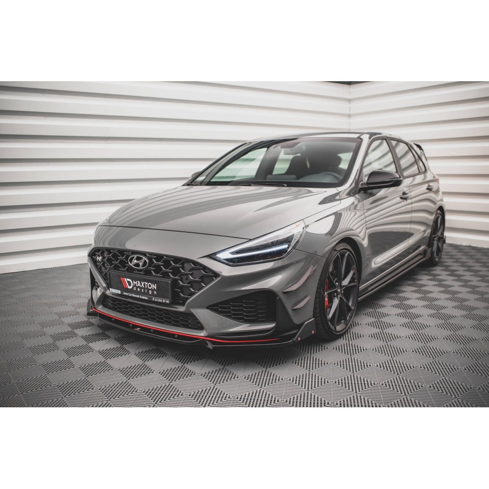 Lame Du Pare-Chocs Avant V.1 + Ailerons Hyundai I30 N / I30 N-Line Hatchback/Fastback Mk3 Facelift