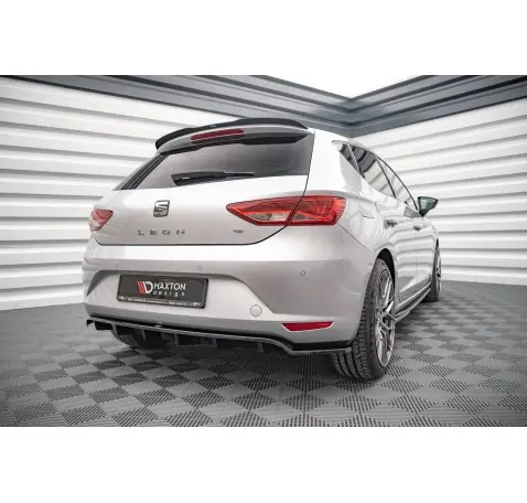 Arriere Splitter (avec une barre verticale) Seat Leon Hatchback Mk3