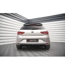 Arriere Splitter (avec une barre verticale) Seat Leon Hatchback Mk3