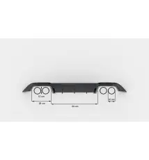 Diffuseur Arrière Complet Volkswagen Golf R Mk7