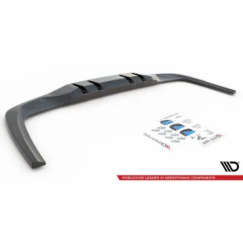 Arriere Splitter (avec une barre verticale) V.1 Mercedes A 35 AMG Sedan V177