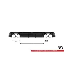 Rajout Du Pare-Chocs Arriere V.2 Audi RS3 Sportback 8V Facelift