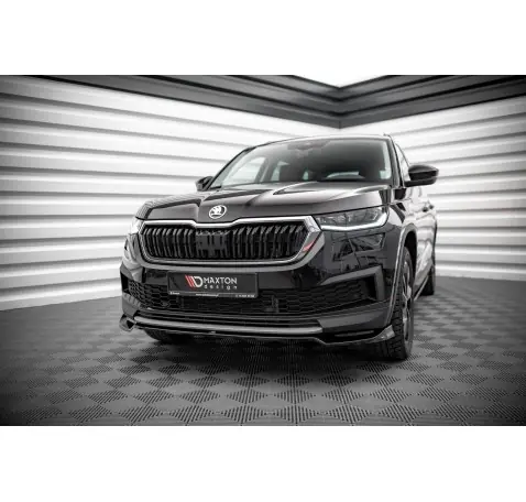 Lame Du Pare-Chocs Avant V.2 Skoda Kodiaq Mk1 Facelift Lame Du Pare-Chocs Avant V.2 Skoda Kodiaq Mk1 Facelift