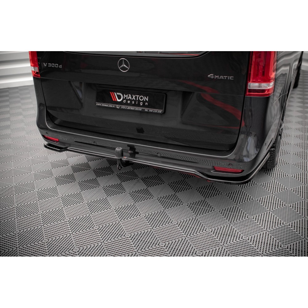 Arriere Splitter (avec une barre verticale) Mercedes-Benz V-Class AMG-Line W447 Facelift