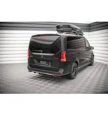 Arriere Splitter (avec une barre verticale) Mercedes-Benz V-Class AMG-Line W447 Facelift