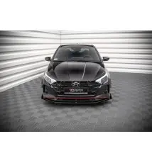 Street Pro Lame Du Pare-Chocs Avant V.1 + Flaps Hyundai I20 N Mk3