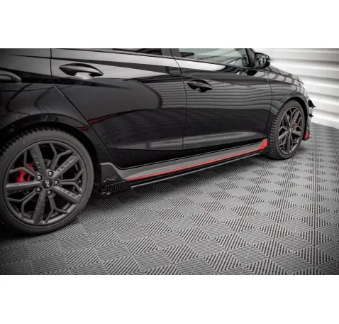 Street Pro Rajouts Des Bas De Caisse + Flaps Hyundai I20 N Mk3