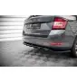 Arriere Splitter (avec une barre verticale) Skoda Fabia Combi Mk3 Facelift